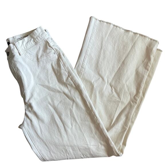 DL1961 Hepburn Wide Leg High Rise Vintage 33” in Eggshell Size 30 - Picture 10 of 12